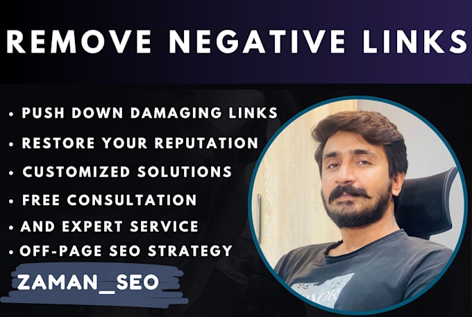 Gig Preview - Remove negative links and news article using off page SEO