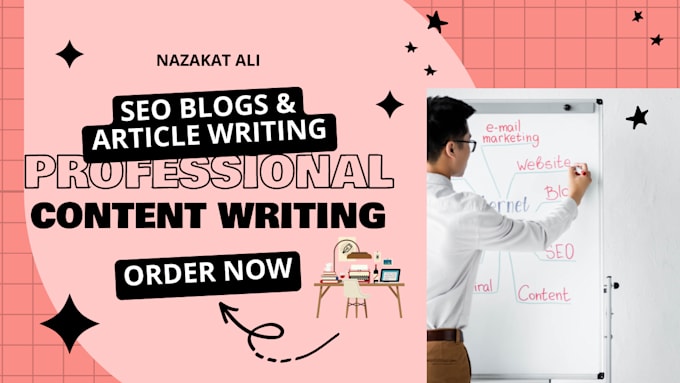 Gig Preview - Write unique SEO friendly articles and blogs