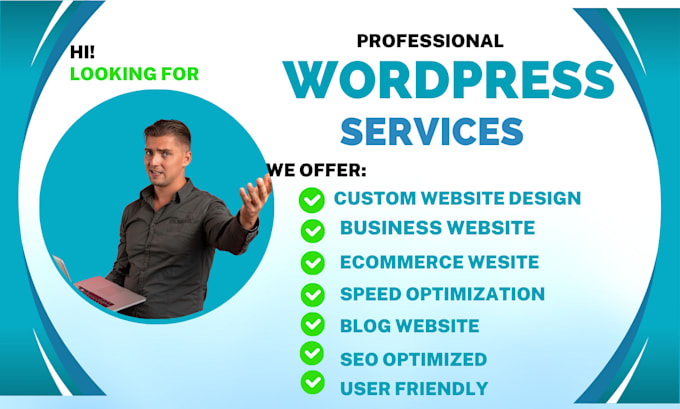 Gig Preview - Affordable and professional wordpress web creation, cloning, or redesigning