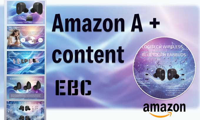 Gig Preview - Design amazon a plus content, ebc, product infographic