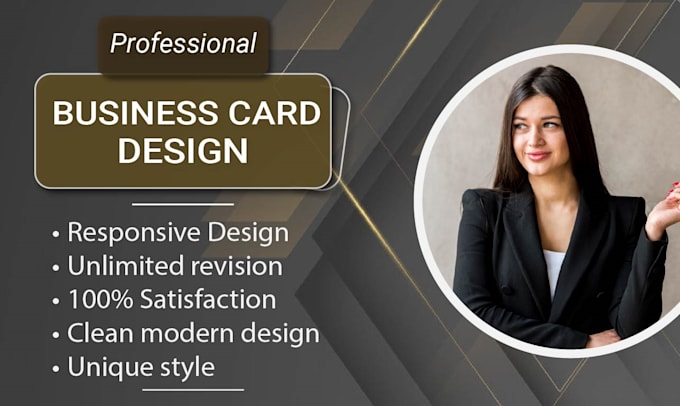 Gig Preview - Design professional, custom business cards for your brand