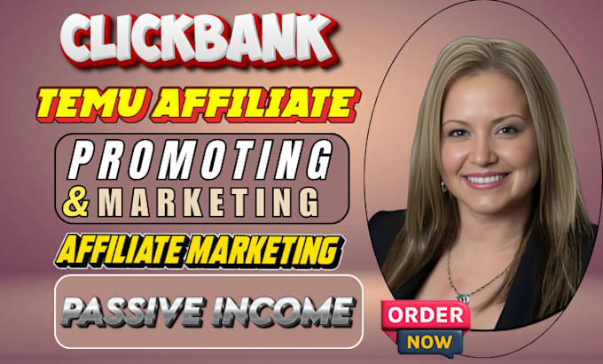 Gig Preview - Create clickbank affiliate, temu affiliate marketing link and sales funnel