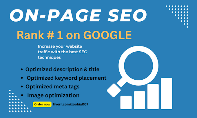 Gig Preview - Do on page SEO for your website optimization