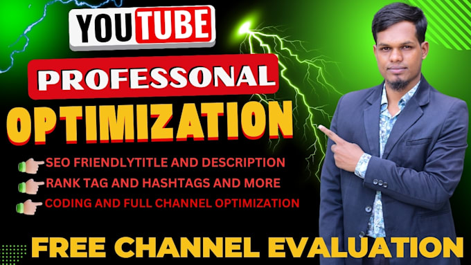 Bestseller - better youtube video seo expert optimize and video ranking