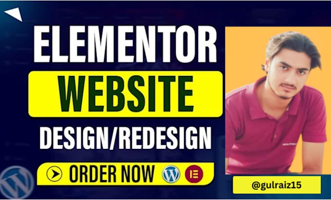 Gig Preview - Create copy clone redesign wordpress website using elementor pro in 12 hours