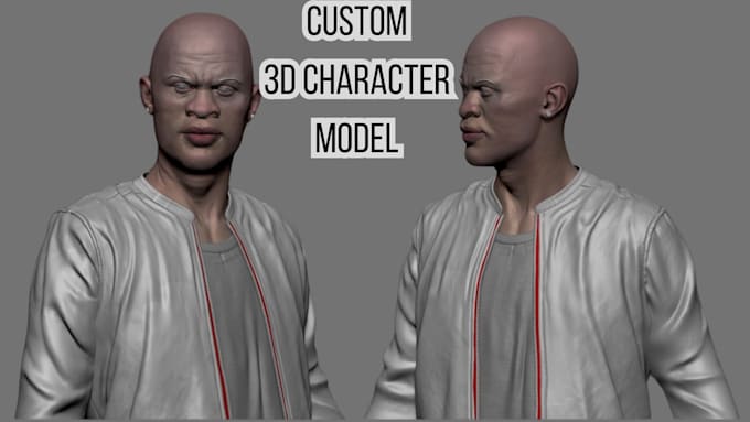 Gig Preview - Create amazing 3d character modeling metahuman character cartoon model