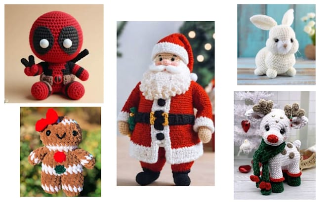 Gig Preview - Write you a detailed amigurumi crochet pattrn with picture or video tutorial