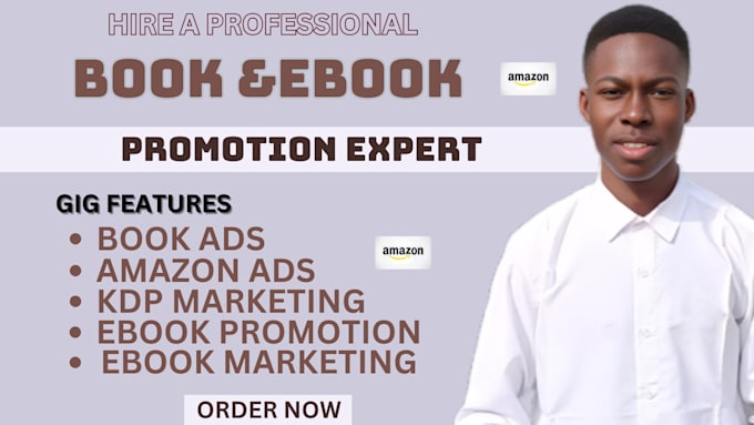 Gig Preview - Do amazon KDP book promotion  ebook marketing kindle book