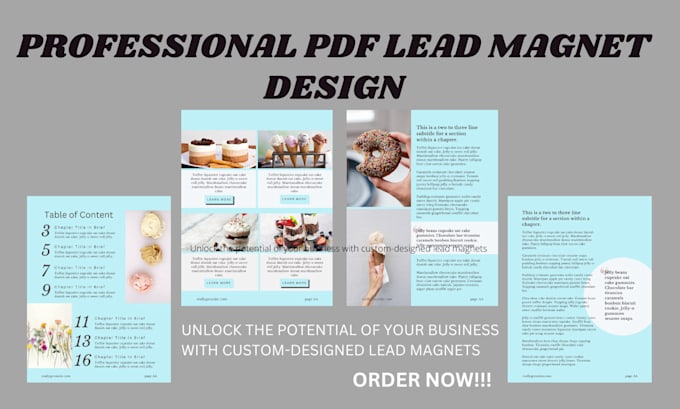 Gig Preview - Pdf lead magnet ebook design pdf lead magnet design workbook lead magnet design