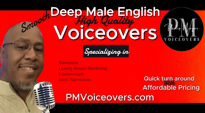 Gig Preview - Provide a deep voice narration for any documentary