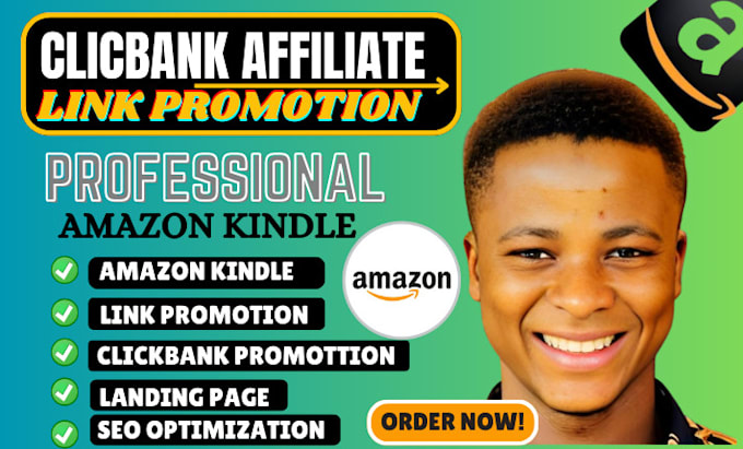 Gig Preview - Clickbank affiliate link pr0m0tion affiliate marketing pr0m0tion amazon pr0m0