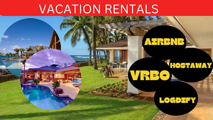 Gig Preview - Design airbnb vacation rental guesty str lodgify hostaway direct booking website