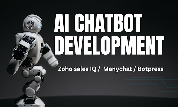 Gig Preview - Set up zoho salesiq ai chatbot manybot botpress