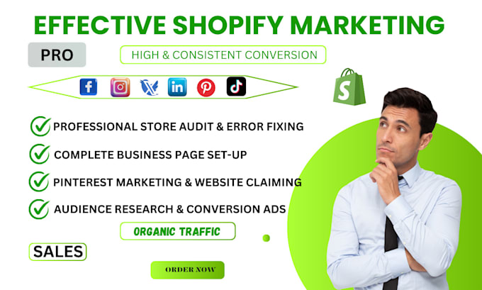 Gig Preview - Set up facebook tiktok ads shop tiktok dropshipping to boost shopify sales