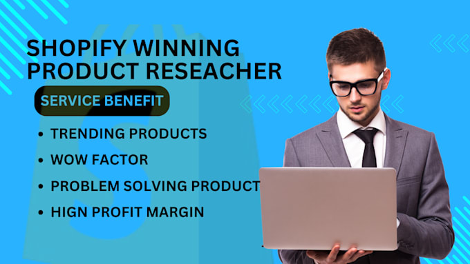 Gig Preview - Find winning shopify dropshipping products