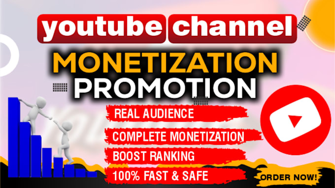 Gig Preview - Promote your youtube channel to achieve monetization and maximize earnings