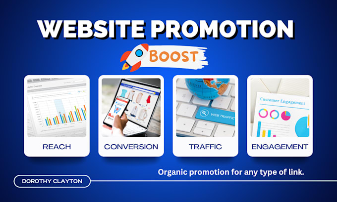 Gig Preview - Do website promotion to increase organic website traffic ads campaign