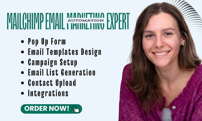 Gig Preview - Do mailchimp email marketing mailchimp automation mailchimp email template