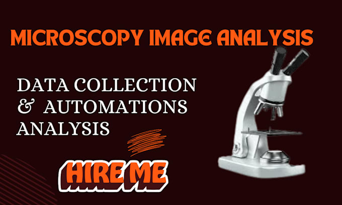 Gig Preview - Create microscopy analysis and imaging services