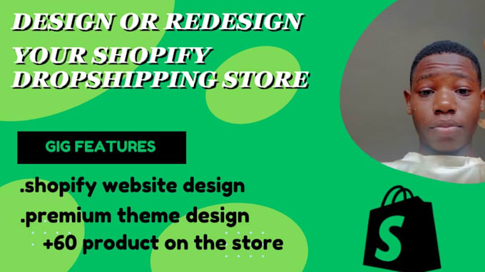 Gig Preview - Be your website design shopfiy website design for your 6 figure store