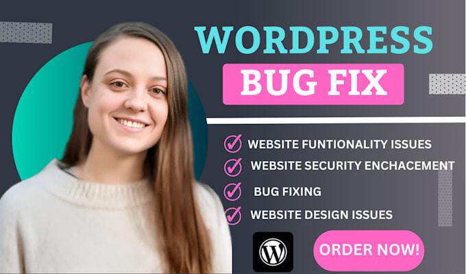 Gig Preview - Fix wordpress website bug issues, fix error and custom coding