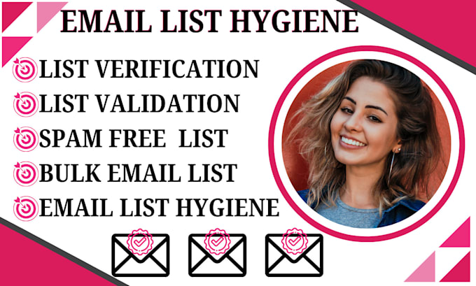 Gig Preview - Do professional bulk email list hygiene verification validation for you