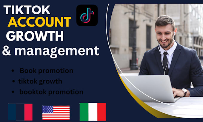 Gig Preview - Do tiktok book promotion book advertising ebook marketing for USA france italy