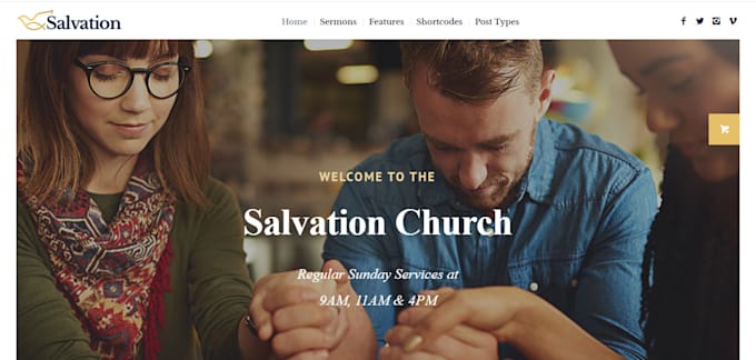 Gig Preview - Create or redesign a charity, church or ministry website