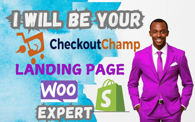 Bestseller - be your checkout champ expert, setup or clone checkout champ landing page