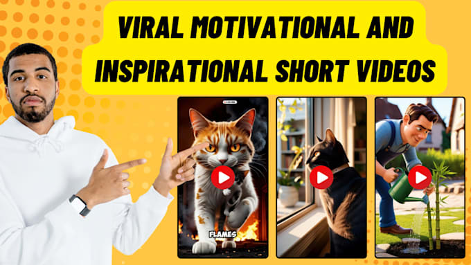 Gig Preview - Create viral motivational and inspirational short videos