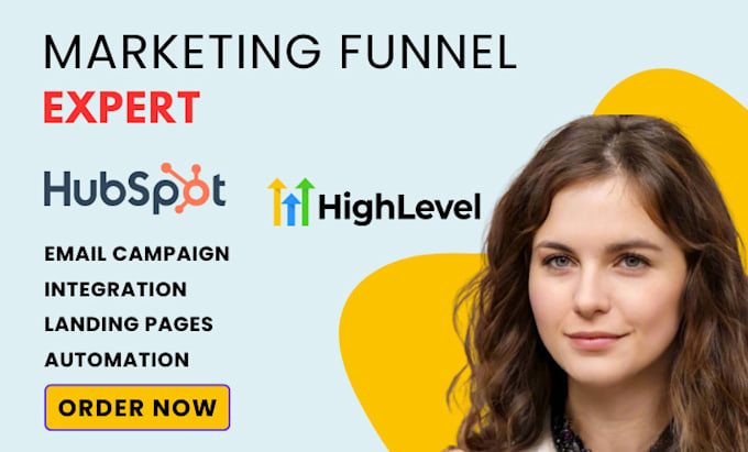 Gig Preview - Build gohighlevel website hubspot cms ghl sales funnel hubspot website