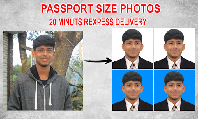 Bestseller - do passport or visa size photo from any photo urgently