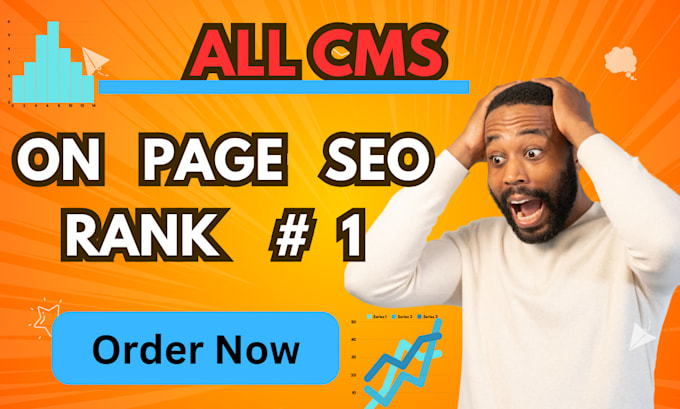 Gig Preview - Wordpress on page SEO with rank math for website rank 1