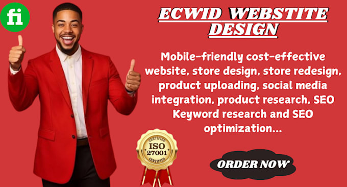 Gig Preview - Setup ecwid website design, ecwid store redesign