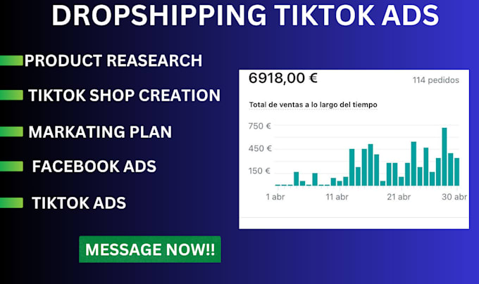 Gig Preview - Tiktok shop marketing expert, shopify tiktok shop list expert