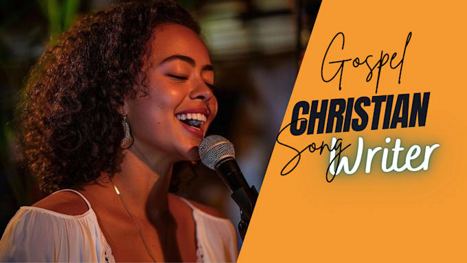 Gig Preview - Be your soulful christian gospel rnb singer worship vocalist lyrics songwriter