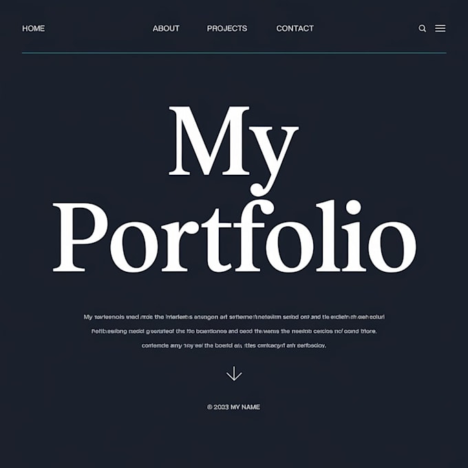 Gig Preview - Create your portfolio website