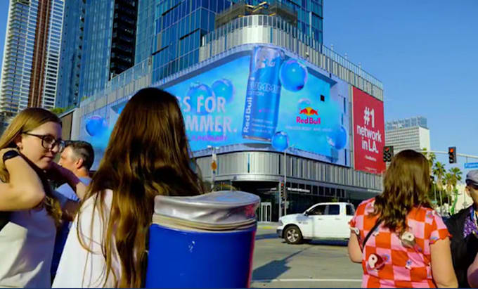 Gig Preview - Do3d cgi animation 3d billboard animation 3d anamorphic billboard, cgi marketing