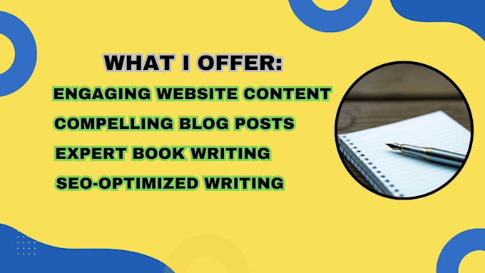 Bestseller - write content for your website, blog or book