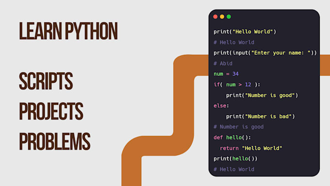 Gig Preview - Teach you python development coding and scripting