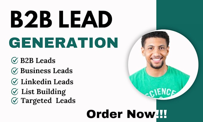 Gig Preview - Provide targeted b2b leads, linkedin leads, business leads and list building