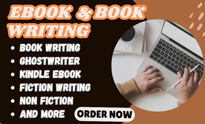 Gig Preview - Be your ghostwriter for kindle writing fiction and non fiction book