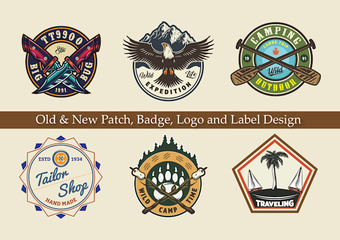 Gig Preview - Design unique patch, badge, sticker, logo or label