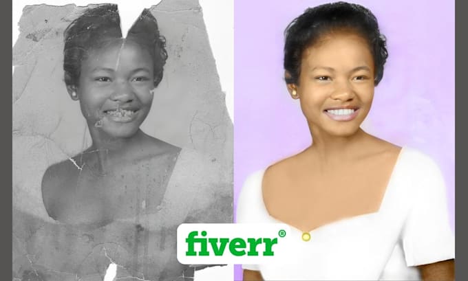 Gig Preview - Restore old photos, colorize black and white photos