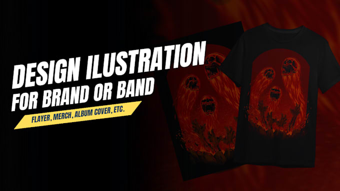 Bestseller - do custom HD ilustrations for t shirt and album cover