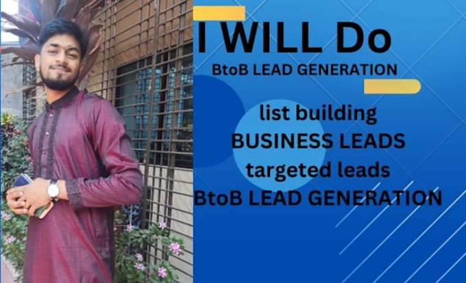 Gig Preview - Do b2b lead generation business leads targeted b2b leads prospect email list