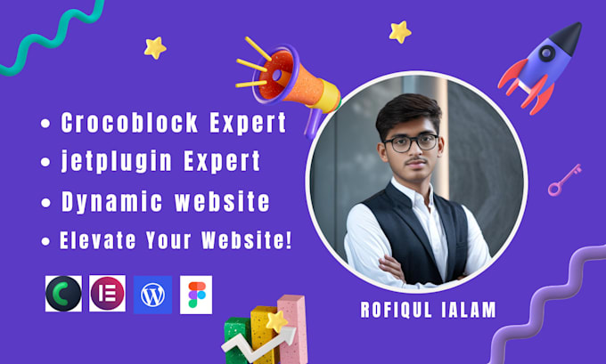 Gig Preview - Create dynamic wordpress websites using crocoblock jet plugins