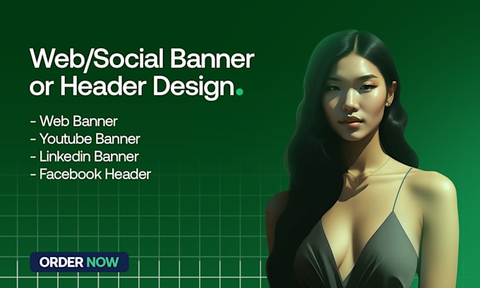 Gig Preview - Design web banner, eye catching youtube banners, facebook banner or header