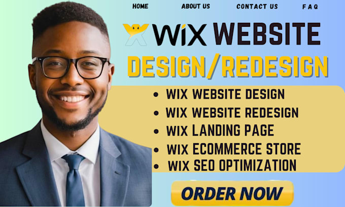 Gig Preview - Clone wix website redesign wordpress wix website design fix wix parallax effect