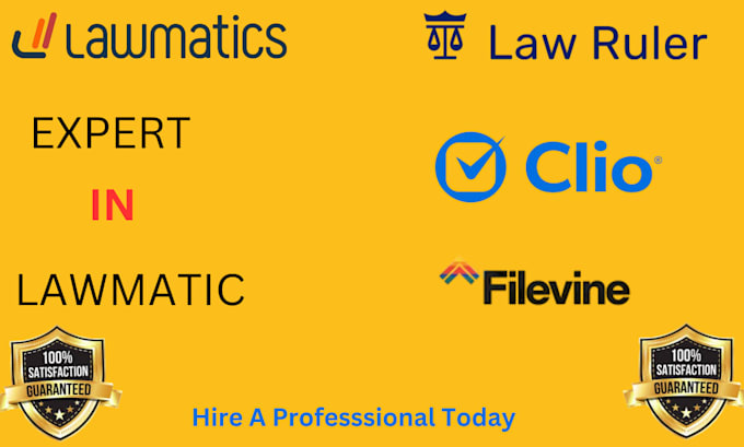 Gig Preview - Be your lawmatic,clio and lawrule expert